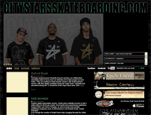 Tablet Screenshot of citystarsskateboarding.com